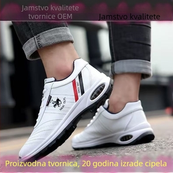Casual tenisice s vezicama - niski gornji dio od platna, prugasti uzorak, prozračna, lagana, protuklizna, otporna, potplat injektirano oblikovan