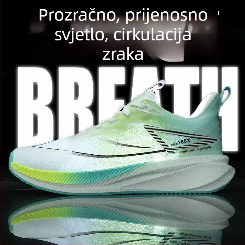 Muške tenisice za trčanje – ultralagana mrežasta gornja, prozračna, apsorpcija udara, vulkanizirani đon, vezanje