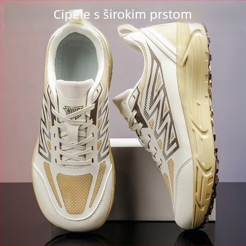 Unisex tenisice za trčanje s PU+mrežastim gornjim dijelom, EVA+gumom, povećanje visine, prozračne, prednje vezanje