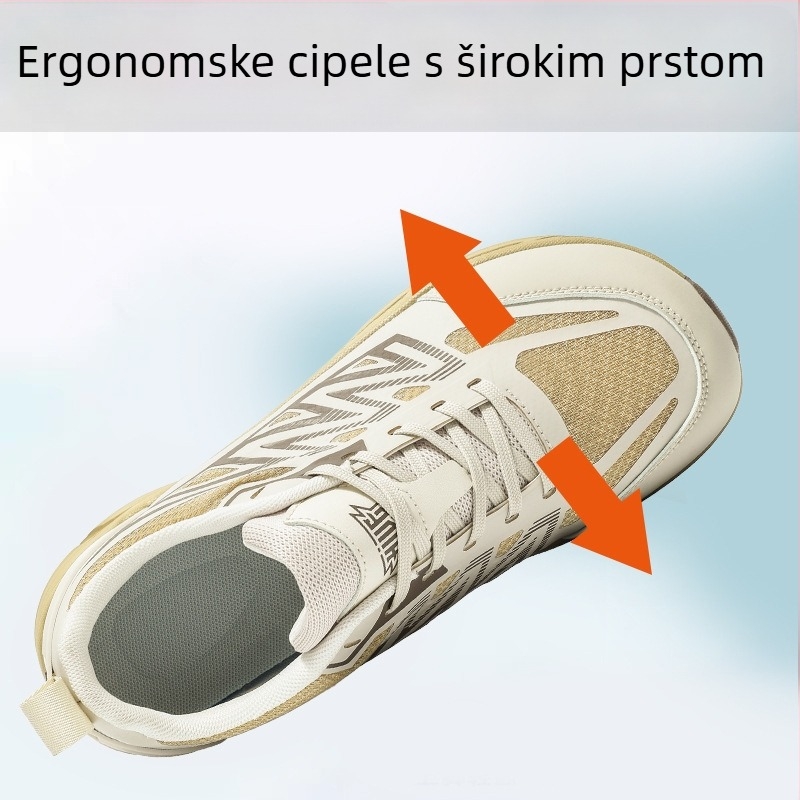 Unisex tenisice za trčanje s PU+mrežastim gornjim dijelom, EVA+gumom, povećanje visine, prozračne, prednje vezanje