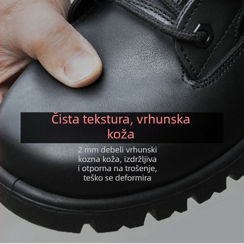 Novi stil borbenih trening čizama od gornje kože, ultralagane, prozračne i vodootporne Martin obuće za vanjsku upotrebu, unisex