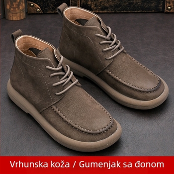 Unisex Martin čizme, gornji dio: vrhunska koža; vanjski materijal: alpaka koža; unutarnja podstava: platno; niska peta 1–3 cm; prednje kopčanje remenom