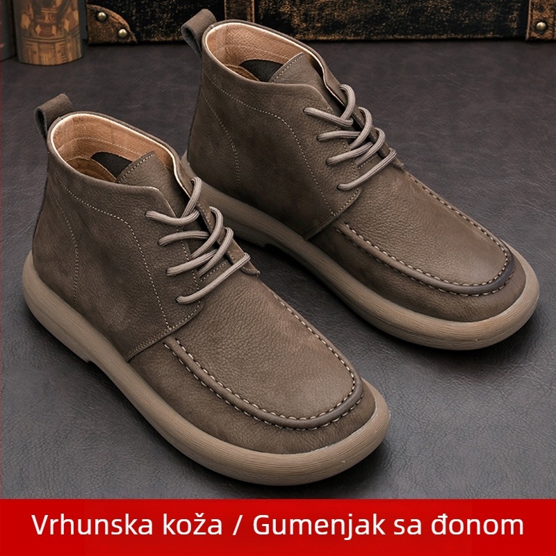 Unisex Martin čizme, gornji dio: vrhunska koža; vanjski materijal: alpaka koža; unutarnja podstava: platno; niska peta 1–3 cm; prednje kopčanje remenom