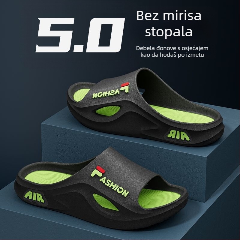 Muške flip-flop cipele, PVC gornji dio i PVC potplat, tehnologija ubrizgavanja potplata, mladenački stil