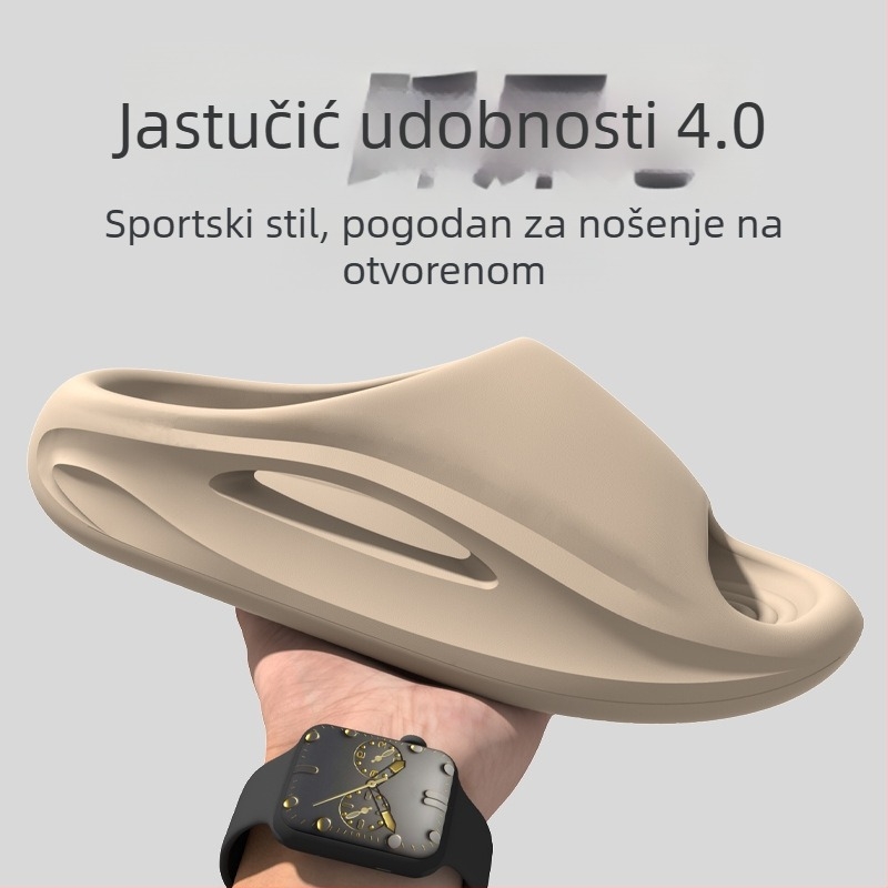 Unisex EVA papuče za odrasle s EVA potplatom, injekcijsko oblikovanje, jednokomponentna konstrukcija, anti-odor, proljeće 2025