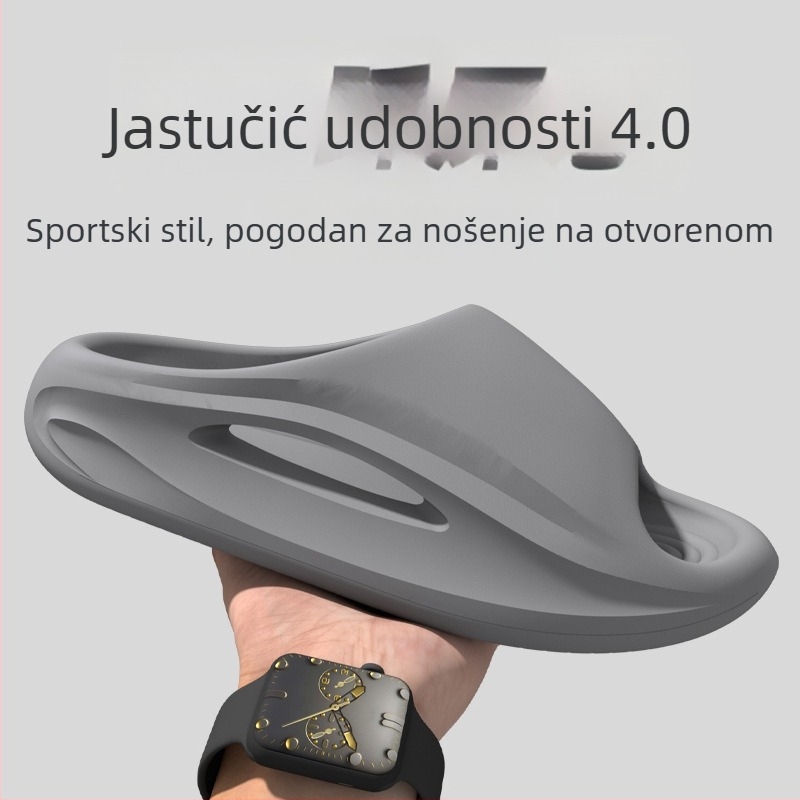 Unisex EVA papuče za odrasle s EVA potplatom, injekcijsko oblikovanje, jednokomponentna konstrukcija, anti-odor, proljeće 2025