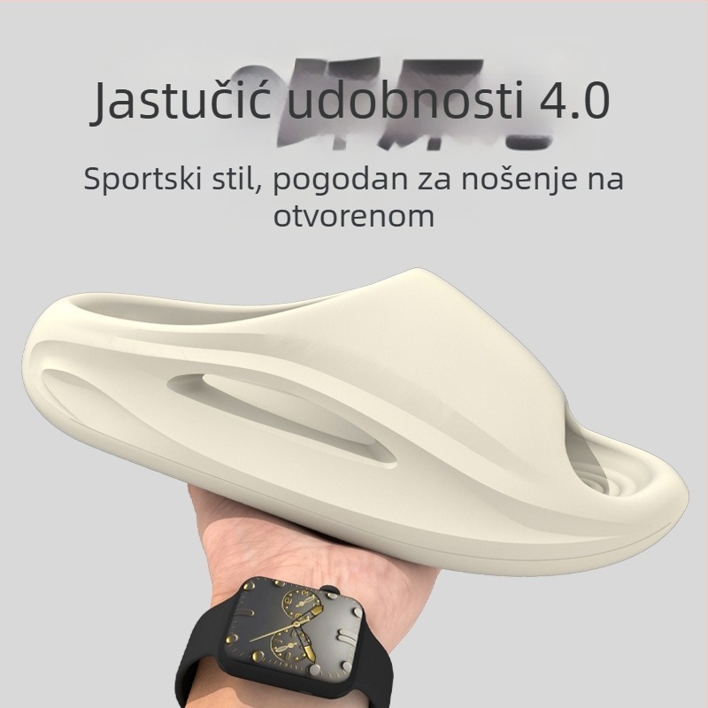 Unisex EVA papuče za odrasle s EVA potplatom, injekcijsko oblikovanje, jednokomponentna konstrukcija, anti-odor, proljeće 2025