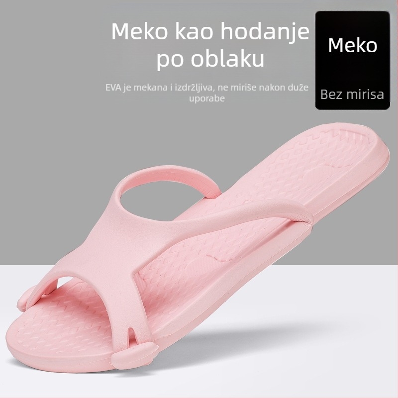 Unisex EVA papuče za kuću, hotel i putovanje — sklopive, prenosive, monolitno oblikovane, EVA potplata, protuklizne