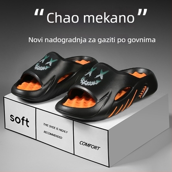 Muške papuče s masažom stopala, protuklizne, EVA materijal