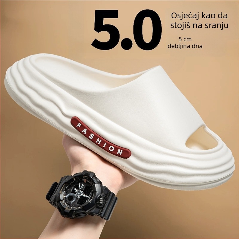 Muške EVA papuče za ljeto, protuklizne plažne sportske sandale, ležernog stila, slip-on zatvaranje, proljeće 2023 izdanje