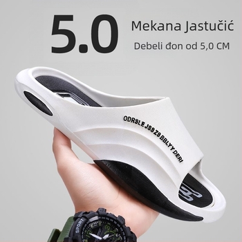 Flip-flopi s debelim potplatom – unisex, PVC gornji dio i potplat, protuklizni, otporni na miris, injekcijski potplat, ležerni ljetni stil (Unisex; PVC gornji dio i potplat; injekcijski potplat; protuklizni; otporni na miris)