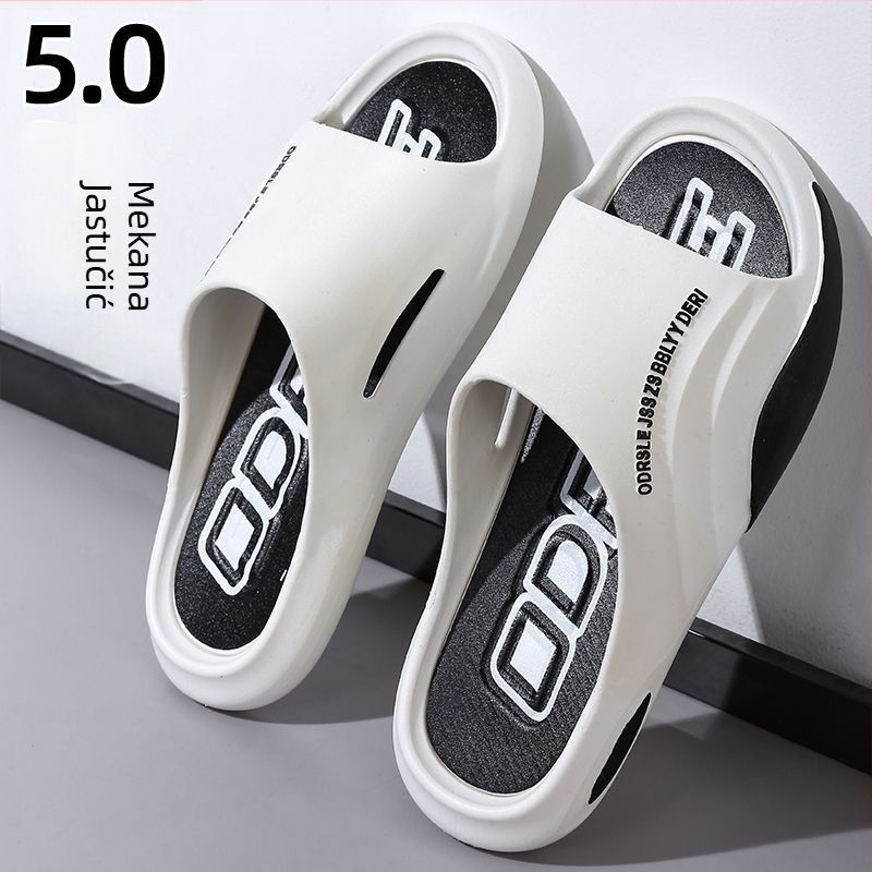 Flip-flopi s debelim potplatom – unisex, PVC gornji dio i potplat, protuklizni, otporni na miris, injekcijski potplat, ležerni ljetni stil (Unisex; PVC gornji dio i potplat; injekcijski potplat; protuklizni; otporni na miris)