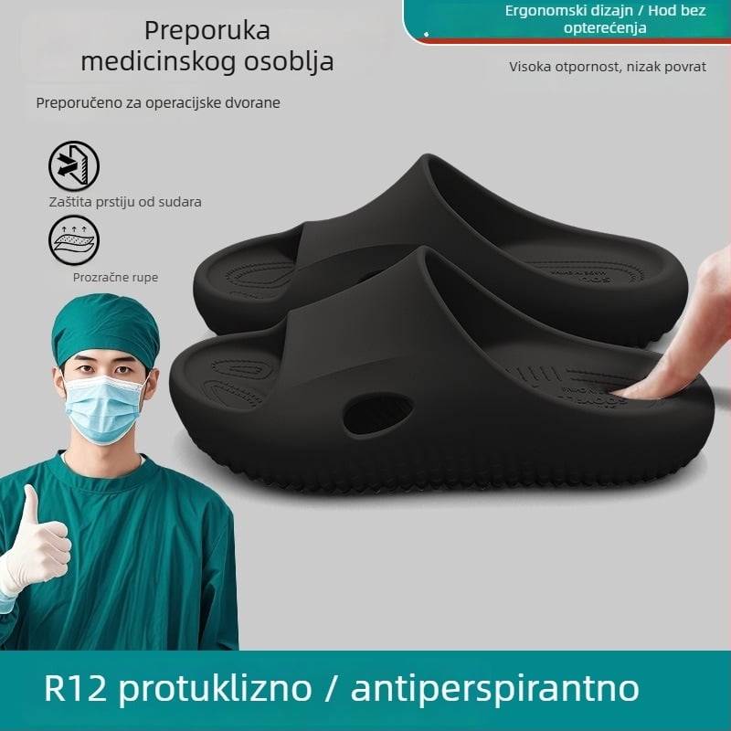 Ashali ženske antislip unutarnje papuče s potporom luka, EVA gornji dio i EVA đon, injekcijski oblik đona, za mlade odrasle