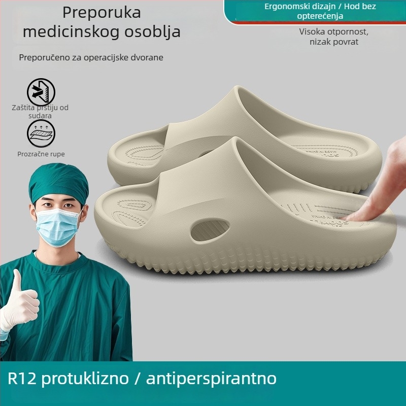 Ashali ženske antislip unutarnje papuče s potporom luka, EVA gornji dio i EVA đon, injekcijski oblik đona, za mlade odrasle