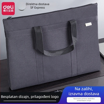Deli 63788 prijenosna višeslojna konferencijska aktovka sa zatvaračem – torba za prijenosno računalo