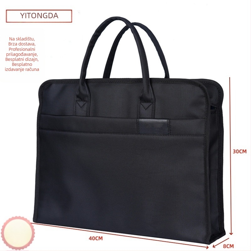 Yishongda Muška torba za prijenosno računalo – Oxford tkanina, zatvarač, Model 088, 0,4 kg