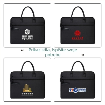 Dokument torba Oak Qi s patentnim zatvaračem, Oxford tkanina, stil putovanja (Brand: Oak Qi; Materijal: Oxford tkanina; Stil: Zipper; Stil: Putovanje)