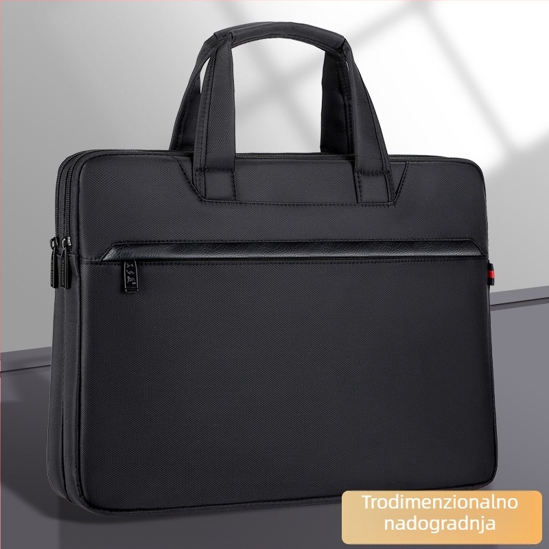Yao Jie muška torba za prijenosno računalo, Oxford platno, zatvarač, trodijelni dizajn