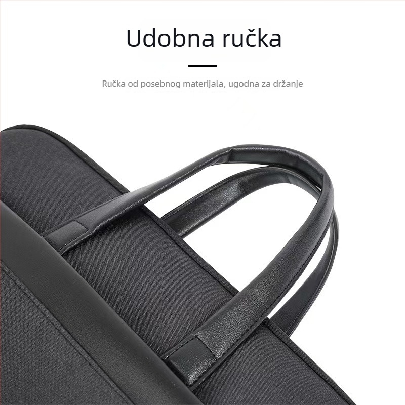 Muška poslovna torba Haoxuan Stationery, platno, zatvarač, 2 odjeljka, Oxford platno