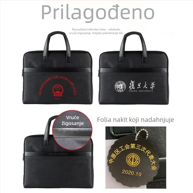 Muška torba za dokumente sa zipom Kang Bai | Marka: Kang Bai | Materijal: Oxford tkanina | Stil: Zip | Dizajn: Poslovni