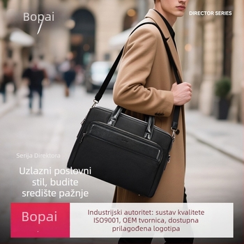 Poslovna torba za laptop od najlona, vodootporna, preko ramena, Bo Brand