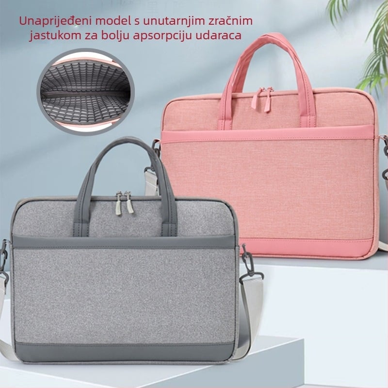 Torba za laptop (unisex; vodootporna; Oxford platno; poliester podstava)