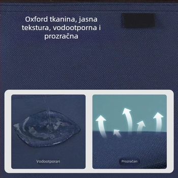Prenosiva poslovna torba za dokumente sa zatvaračem, od Oxford tkanine (Materijal: Oxford tkanina; Zatvarač: zatvarač; Oblik: prenosna)