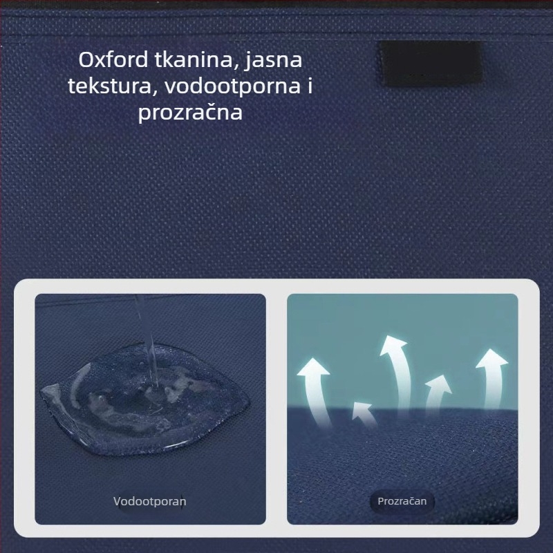 Prenosiva poslovna torba za dokumente sa zatvaračem, od Oxford tkanine (Materijal: Oxford tkanina; Zatvarač: zatvarač; Oblik: prenosna)
