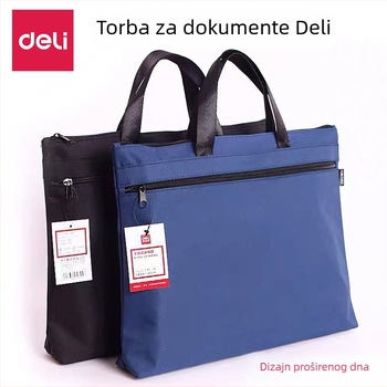 Deli 5845 platnena torba za pohranu A4 s drškom, torba za dokumente