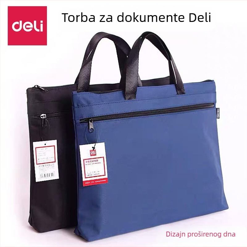 Deli 5845 platnena torba za pohranu A4 s drškom, torba za dokumente