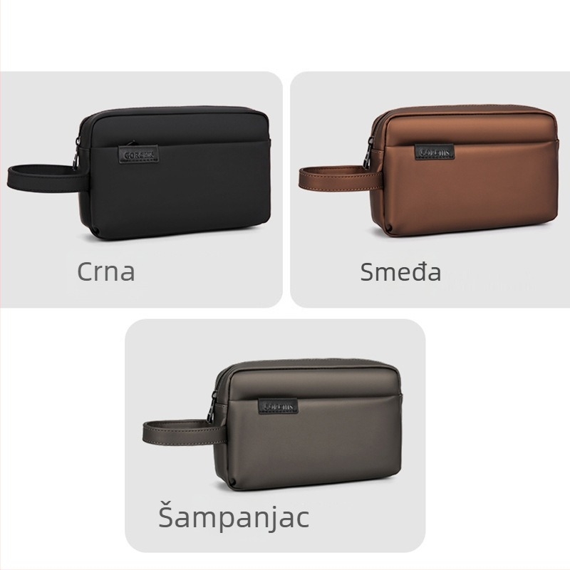 Angoxi muški clutch – urbani minimalistički stil, velika kapaciteta, vodootporan i ultra lagan, diving cloth materijal