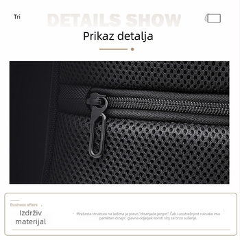 Muška crossbody torba – gradski stil, Oxford platno, vodootporna, ultralaka, džep za 8-inčni prijenosnik, za slobodno vrijeme