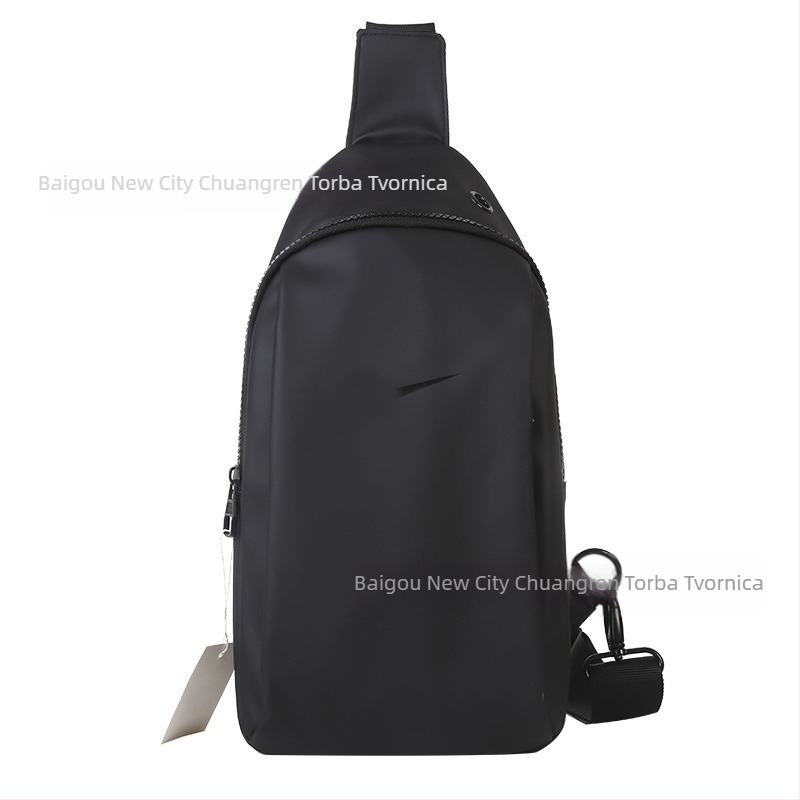 Muška chest bag uličnog stila, Oxford tkanina, vodootporna, podstavljena poliesterom, uzorak slova