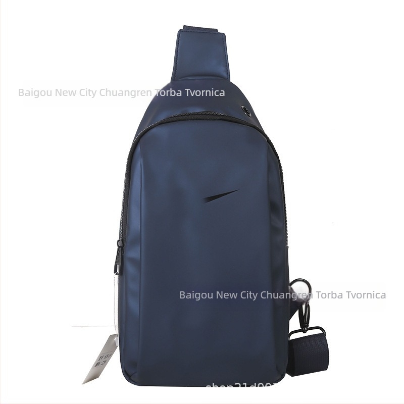 Muška chest bag uličnog stila, Oxford tkanina, vodootporna, podstavljena poliesterom, uzorak slova