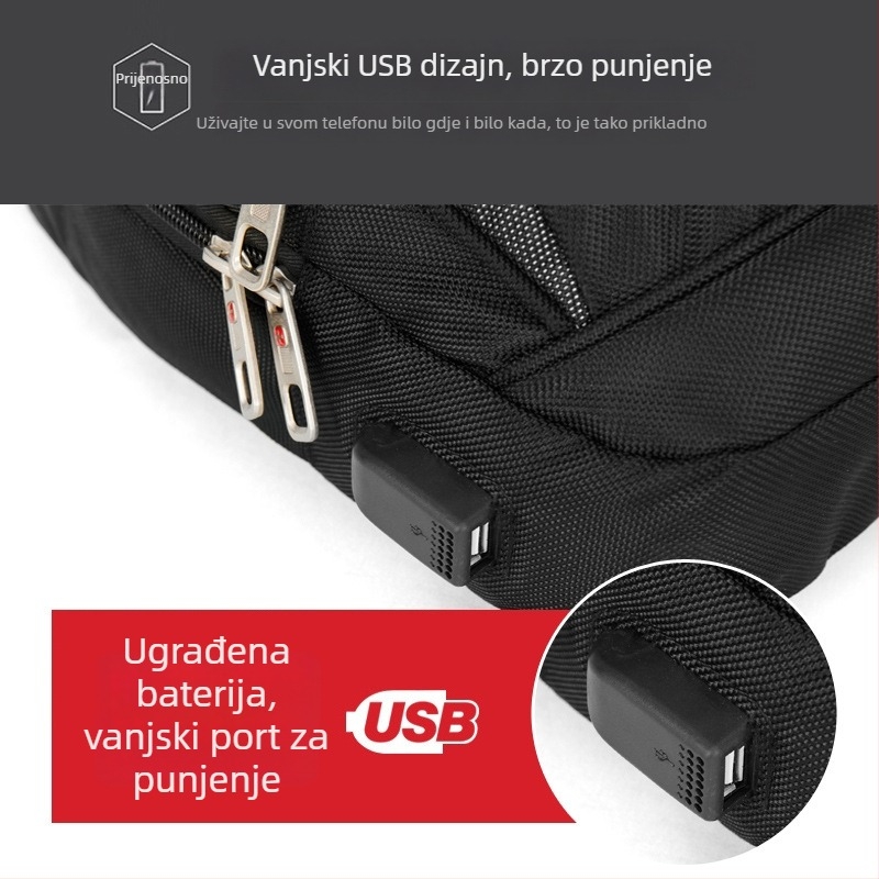 Muška prsna torba, Oxford tkanina, otporna na habanje, jednofarbná, podstava od poliestera, unisex stil, za muškarce, zimsko izdanje 2021