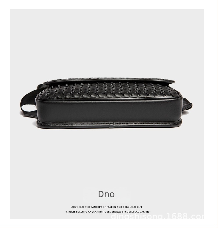Muška kožna crossbody torba, gradski stil, prvo-sloj kožne govedine, otporna na habanje, pogodna za pohranu, bez branda.