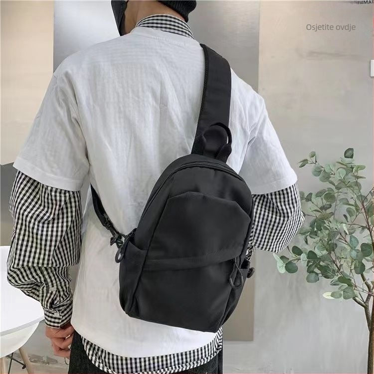 Muška Chest Bag Crossbody - PU Materijal, Najlon Podstava, Za Slobodno Vrijeme Putovanja