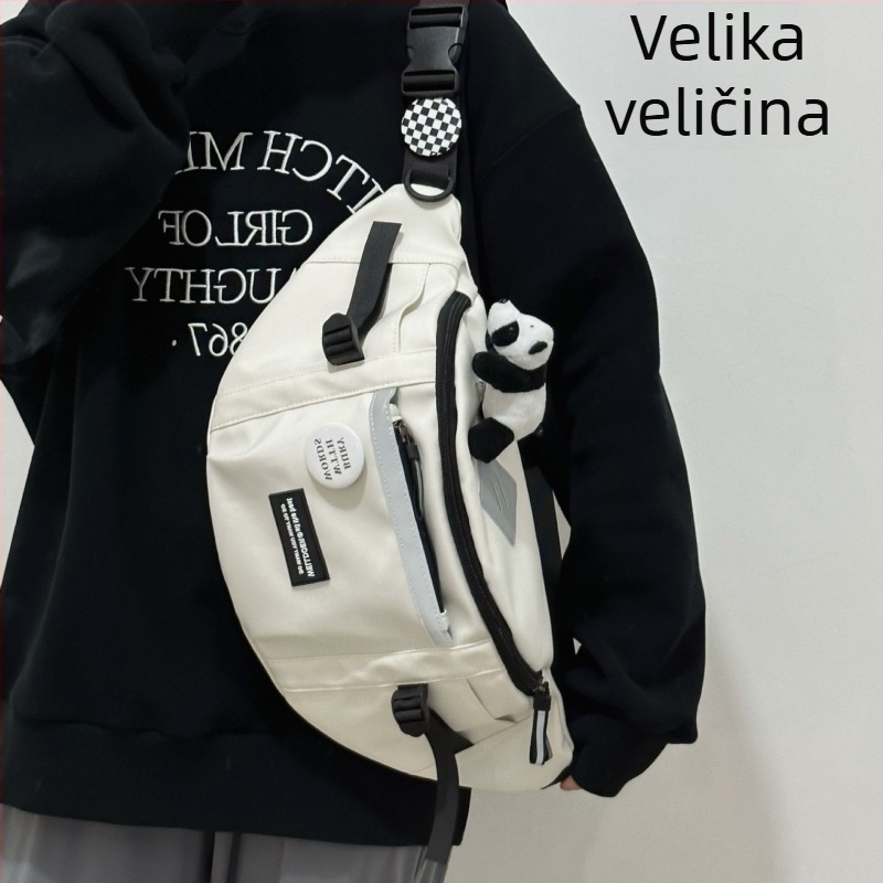 Muška najlonska torbica za pojas - ultra lagana, proširiva, olakšava teret, gradski stil
