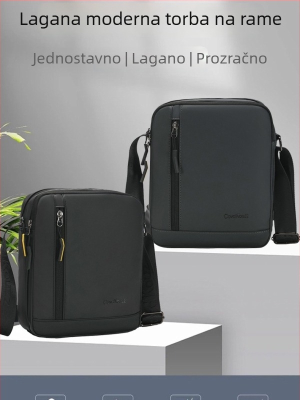 Muška crossbody torba za poslovna putovanja — Oxford tkanina, prozračna podstava od poliesteru