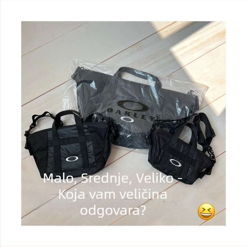 Muška funkcionalna nylon Crossbody torba — unisex stil, proljeće 2024, svakodnevna upotreba