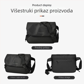 Muška PU crossbody torba sa Oxford podstavom, Fresh and Sweet stil, za slobodno vrijeme