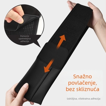 Trkački pojas za struk s pretincom za telefon, unisex, poliester, prozračan, ultralak, protiv krađe