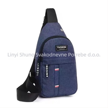 Muška crossbody torba za prsa, gradski minimalistički stil (Stil: gradski minimalistizam; Materijal: drugi; Pogodno za: rekreacijska putovanja; Spol: muškarac)