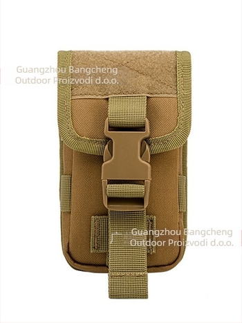 Muška pojasna torba u urbanom jednostavnom stilu, od Oxford tkanine; ultra lagana, otporna na habanje; geometrijski uzorak, podstava od poliestera