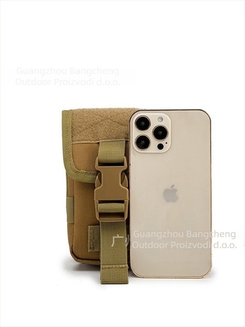 Muška pojasna torba u urbanom jednostavnom stilu, od Oxford tkanine; ultra lagana, otporna na habanje; geometrijski uzorak, podstava od poliestera