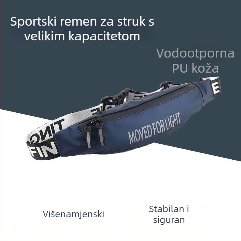 Muška PU sportska torbica za struk za ledne i snježne aktivnosti