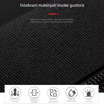 Unisex pojas torba s PU materijalom, prozračna i vodootporna, džep za uređaj, cross-body dizajn