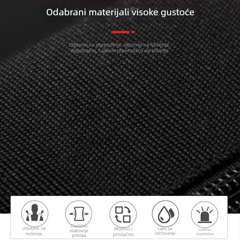 Unisex pojas torba s PU materijalom, prozračna i vodootporna, džep za uređaj, cross-body dizajn