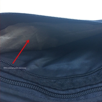 Nova RFID torbica oko struka protiv krađe s pretincem za kartice i ID, najlon torba za aktivnosti na otvorenom