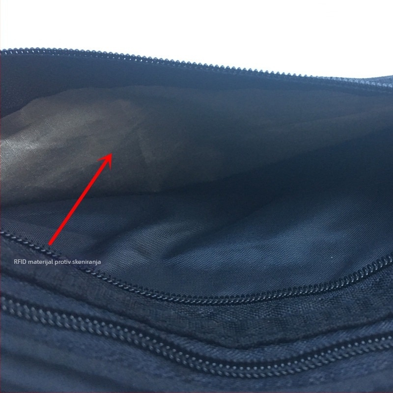 Nova RFID torbica oko struka protiv krađe s pretincem za kartice i ID, najlon torba za aktivnosti na otvorenom